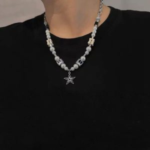 galactic y2k statement necklace